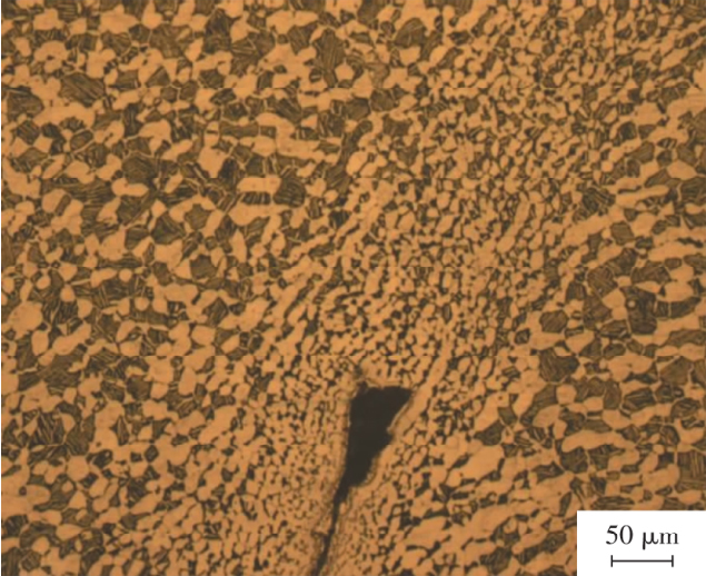 飛機發(fā)動機用鈦合金鍛件裂紋分析